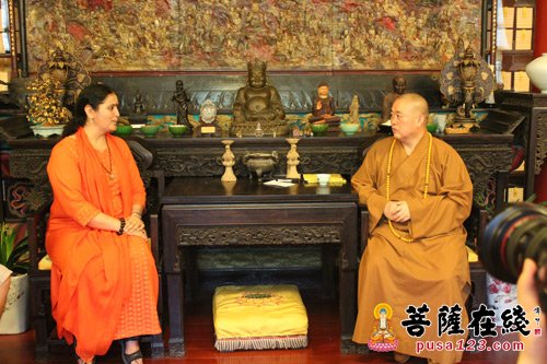 少林寺-印度禅宗巡礼团一行143人参访禅宗祖庭少林寺