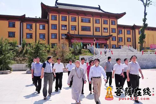 陈宗荣-国家宗教局副局长陈宗荣一行赴中国福山合卢寺调研