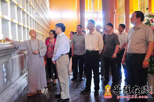 陈宗荣-国家宗教局副局长陈宗荣一行赴中国福山合卢寺调研
