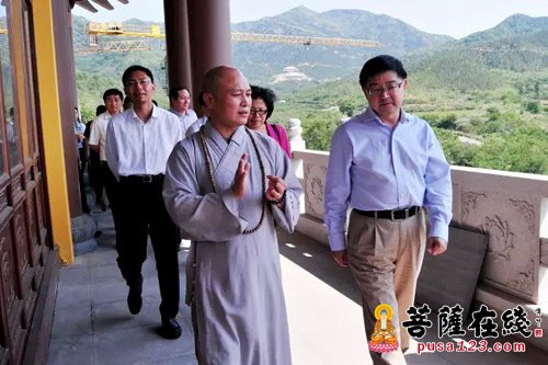 陈宗荣-国家宗教局副局长陈宗荣一行赴中国福山合卢寺调研