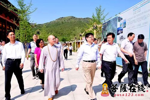 陈宗荣-国家宗教局副局长陈宗荣一行赴中国福山合卢寺调研