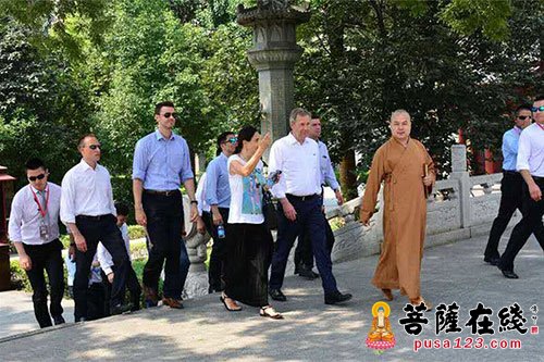 大兴善寺-德国前总统克里斯蒂安·武尔夫一行陕西大兴善寺参访