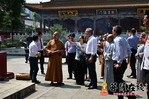 大兴善寺-德国前总统克里斯蒂安·武尔夫一行陕西大兴善寺参访