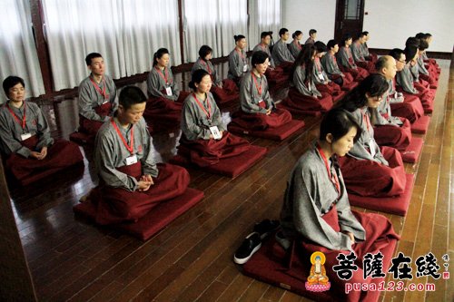 上海玉佛禅寺“玉佛问禅初级禅修课程”体验营开启