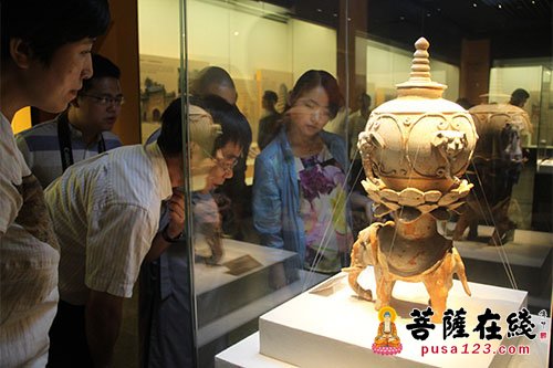佛教-陕西省佛协组织观看“取经归来——代宗师唐玄奘展”