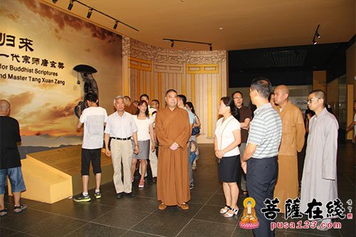 佛教-陕西省佛协组织观看“取经归来——代宗师唐玄奘展”