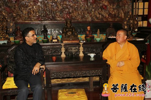 文化-伊朗文化副部长率代表团一行参访嵩山少林寺