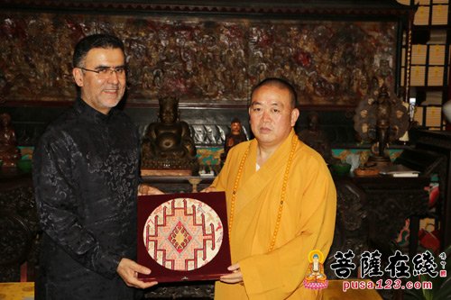文化-伊朗文化副部长率代表团一行参访嵩山少林寺