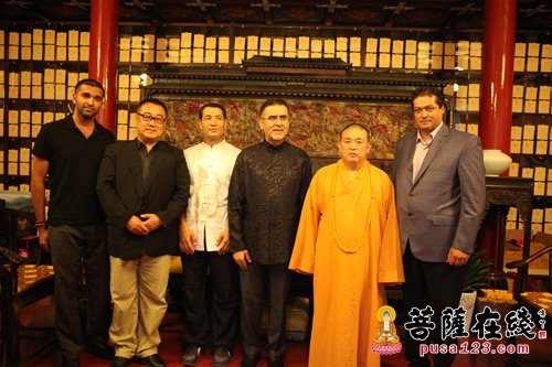 文化-伊朗文化副部长率代表团一行参访嵩山少林寺