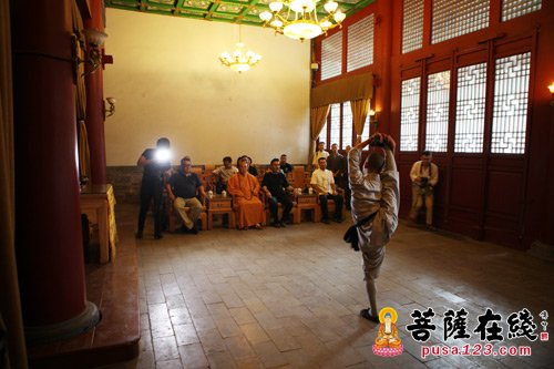 文化-伊朗文化副部长率代表团一行参访嵩山少林寺