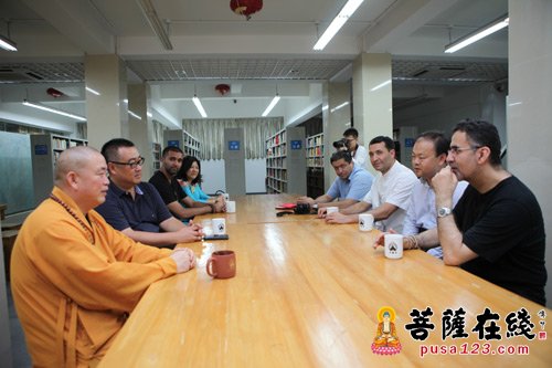 文化-伊朗文化副部长率代表团一行参访嵩山少林寺