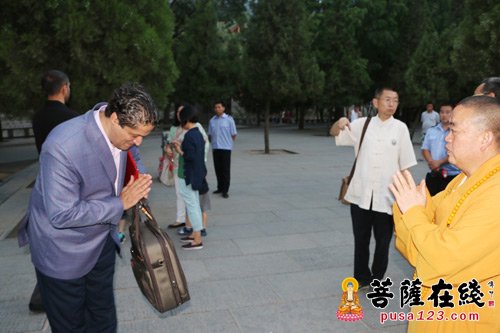 文化-伊朗文化副部长率代表团一行参访嵩山少林寺