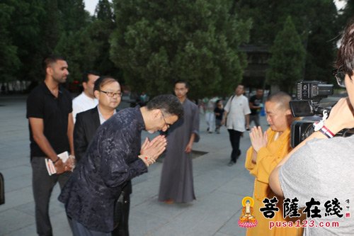 文化-伊朗文化副部长率代表团一行参访嵩山少林寺