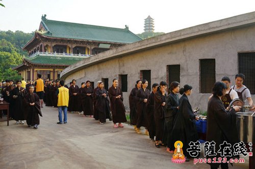 东林寺-庐山东林寺2015年7月份一昼夜经行法会圆满结束