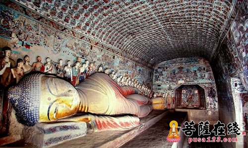 莫高窟第148窟睡佛(资料图)