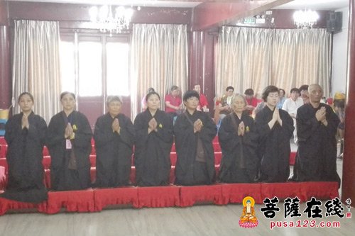 文化-上海松隐禅寺举行为期三天纪念观音菩萨诞辰法会