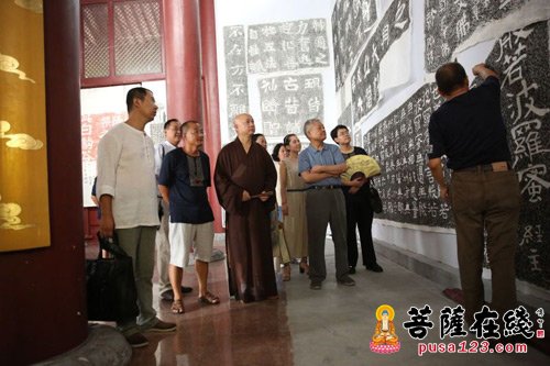 佛教-山东省佛教文化摩崖拓片展在青州市广福寺隆重展开