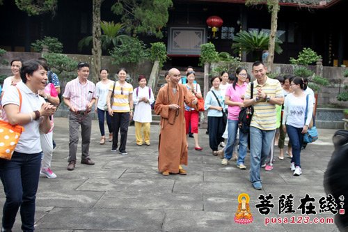 宁波-厦门观音寺参访团一行赴宁波天童禅寺参访