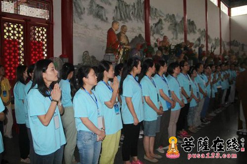 佛教-合肥开福寺首届“开福之光 禅悦行”佛学夏令营开营