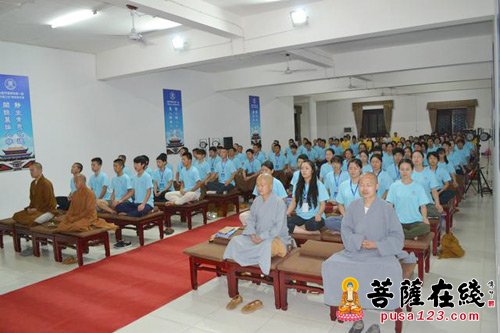 佛教-合肥开福寺首届“开福之光 禅悦行”佛学夏令营开营