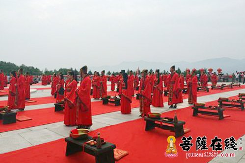 婚礼-中国首届佛化汉式婚礼在中原大佛景区隆重举办