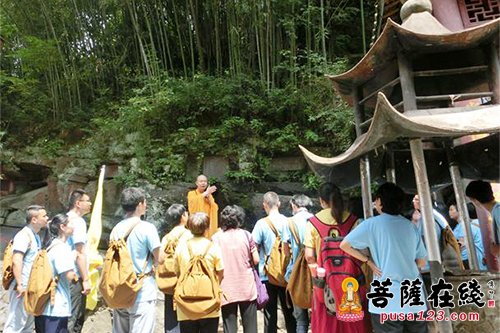 佛学-合肥开福寺佛学夏令营营员一行赴三祖禅寺参访