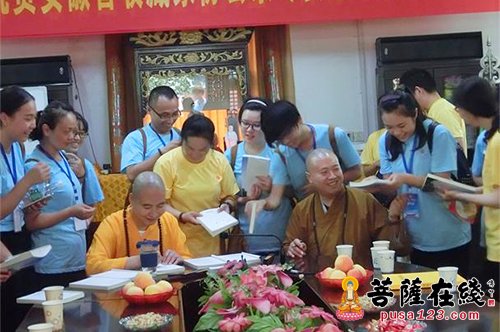 佛学-合肥开福寺佛学夏令营营员一行赴三祖禅寺参访