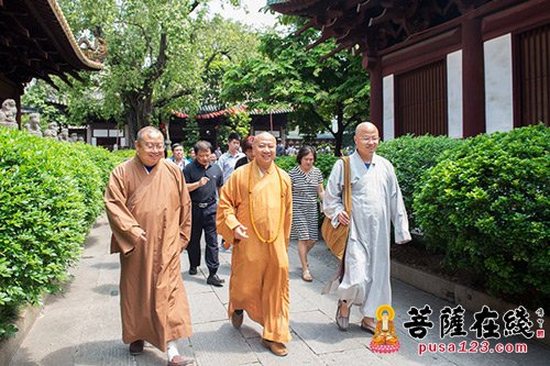 佛教-中佛协正慈副会长赴广州光孝寺参访 明生法师热情接待