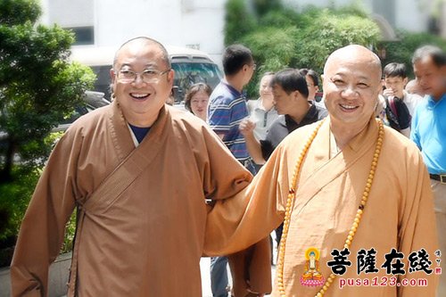 佛教-中佛协正慈副会长赴广州光孝寺参访 明生法师热情接待