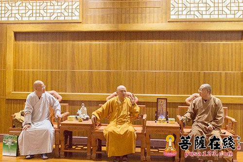 佛教-中佛协正慈副会长赴广州光孝寺参访 明生法师热情接待
