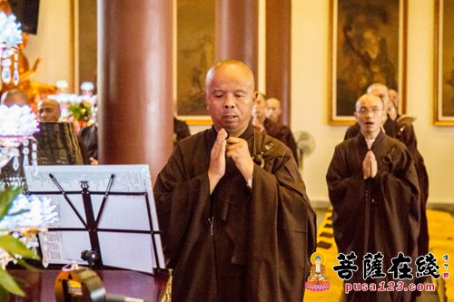 庐山东林寺-大势至菩萨圣诞日 庐山东林寺净土苑举行祝圣法会