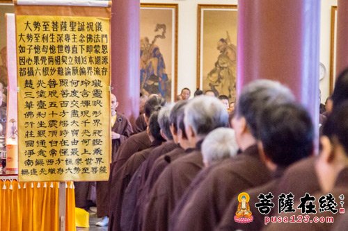 庐山东林寺-大势至菩萨圣诞日 庐山东林寺净土苑举行祝圣法会