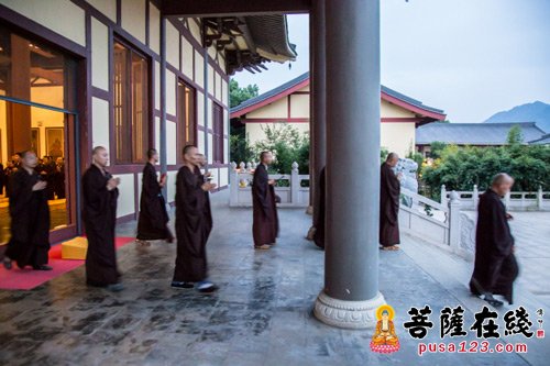 庐山东林寺-大势至菩萨圣诞日 庐山东林寺净土苑举行祝圣法会