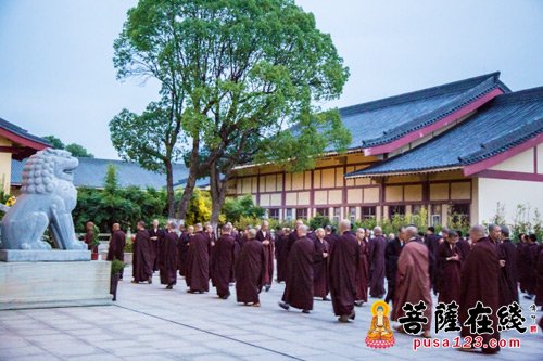 庐山东林寺-大势至菩萨圣诞日 庐山东林寺净土苑举行祝圣法会