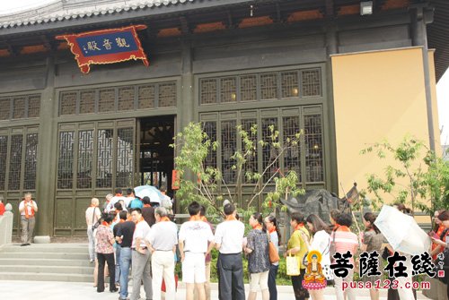 千手观音-佛欢喜日 上海宁国禅寺举行千手观音贴金法会