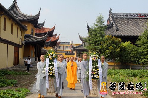 抗日战争-崇明县佛教协会举行抗战胜利70周年纪念活动
