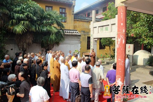 抗日战争-崇明县佛教协会举行抗战胜利70周年纪念活动