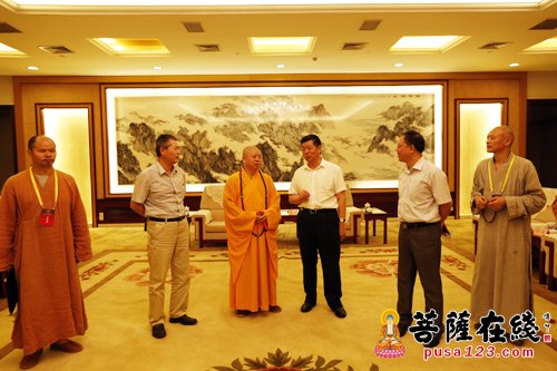 蔡晓明部长会见江西省佛协第五次全省代表会议代表