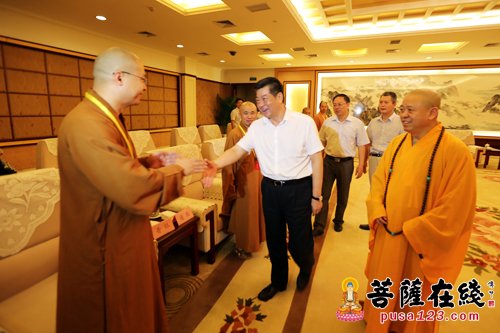 蔡晓明部长会见江西省佛协第五次全省代表会议代表