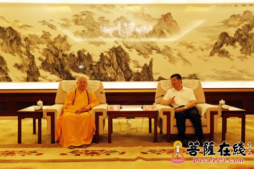 蔡晓明部长会见江西省佛协第五次全省代表会议代表