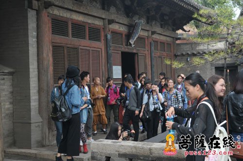 佛教-山西传媒大学师生一行参访少林寺下院灵石资寿寺
