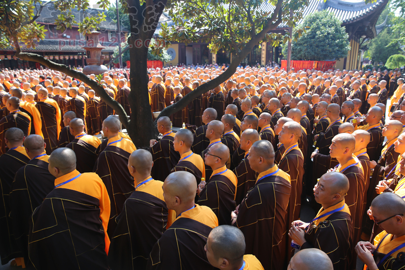 【高清图集】海峡两岸举办2015年修福修慧供千僧斋会