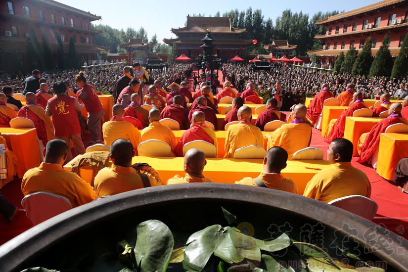 【高清图集】内蒙古包头清净寺举行大雄宝殿落成全堂佛像开光暨超进