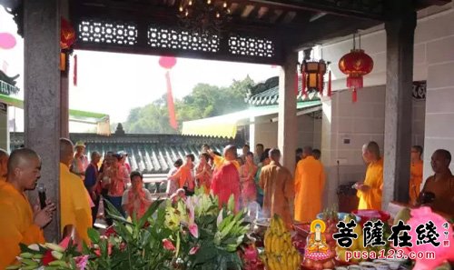 民俗-大亚湾清泉古寺举行传统民俗活动舞龙舞狮庆佳节