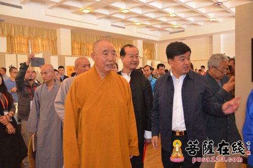 佛教-大美正觉——2015·博山正觉寺首届佛教书画摄影、禅修茶道、建寺回顾展开幕