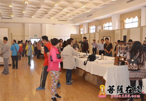佛教-大美正觉——2015·博山正觉寺首届佛教书画摄影、禅修茶道、建寺回顾展开幕