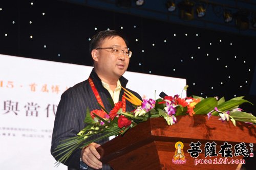 文化-2015首届博山文化论坛开幕式在山东博山正觉寺举行