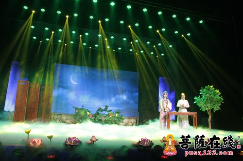 文化-中华原创禅茶音乐会博山首场演出在正觉寺举行