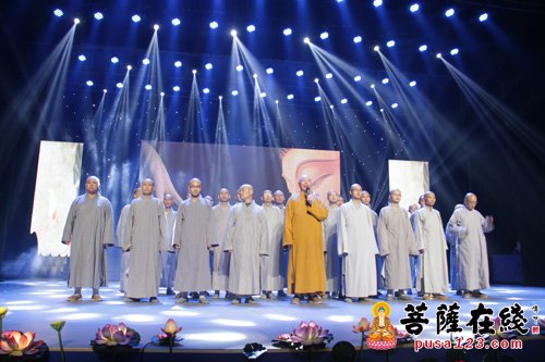 文化-中华原创禅茶音乐会博山首场演出在正觉寺举行