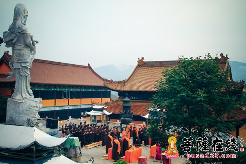 温州西隐古寺举行山门殿、钟鼓楼、西厢房开工庆典仪式